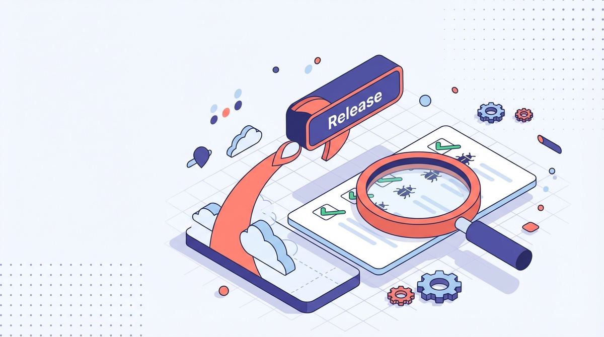 ReleaseLens QA and UX Audit Dashboard Illustration